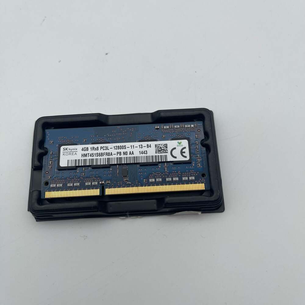 SK hynix 4GB 1Rx8 PC3L-12800S-11-13-B4 Laptop RAM‎ Memory HMT451S6BFR8A-PB